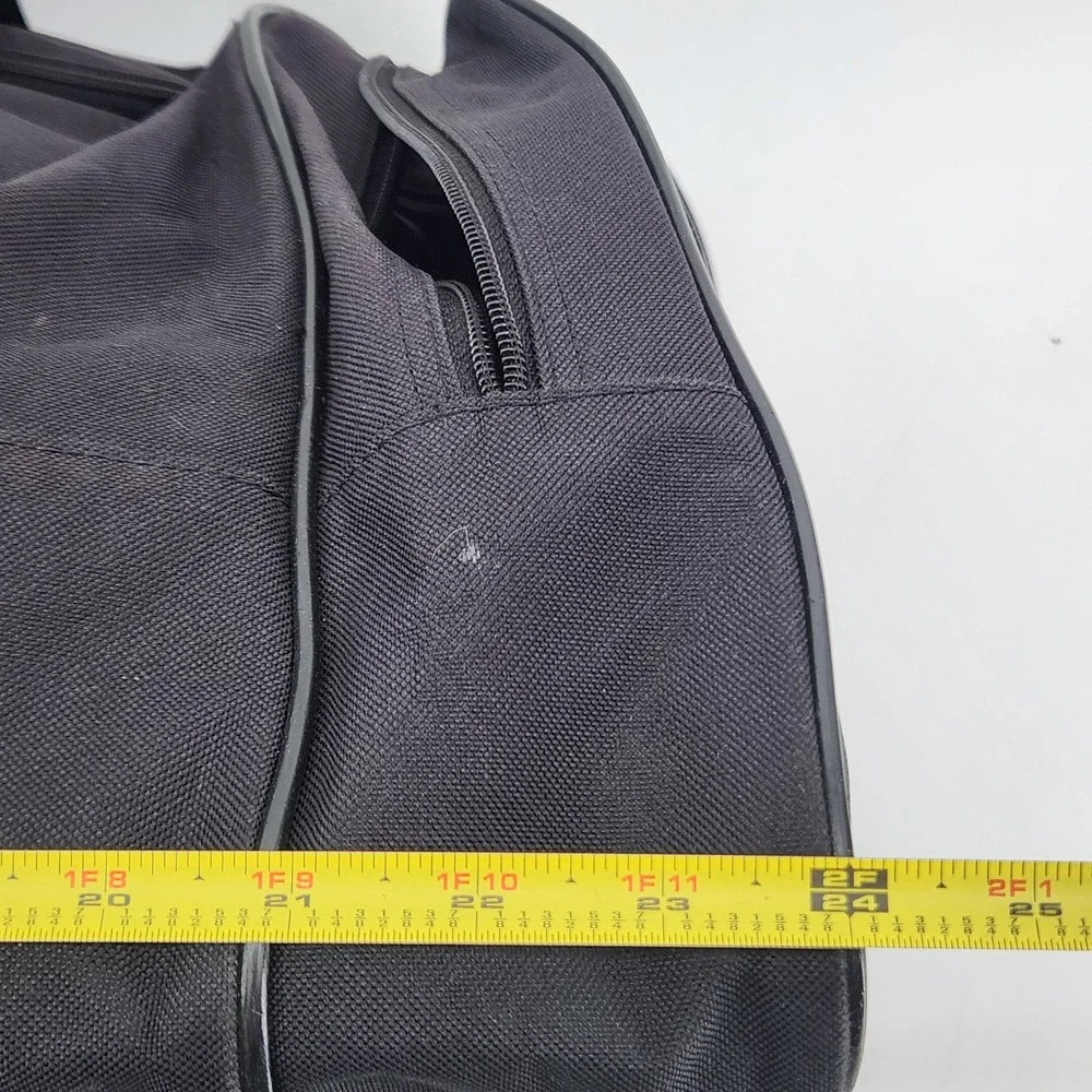 Adidas Black 24 inch Duffel Bag Large Logo Gym Travel‎ Sports Weekender Bag